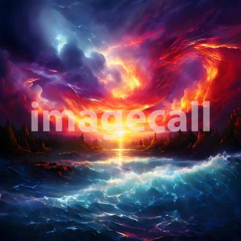 Abstract and surreal colorful and vivid (2867)