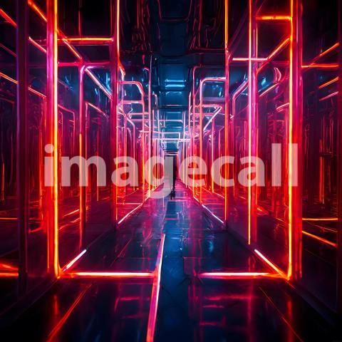 Abstract and surreal colorful and vivid (2870)