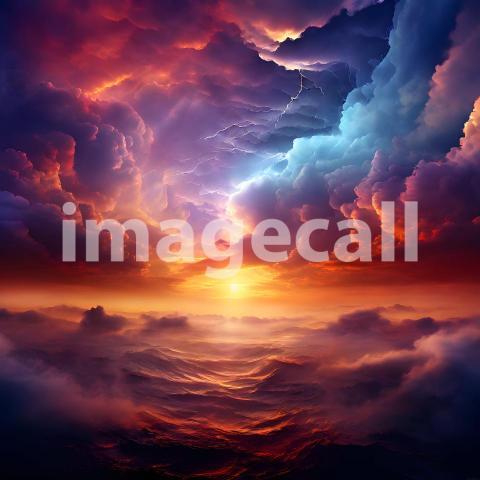 Abstract and surreal colorful and vivid (2877)