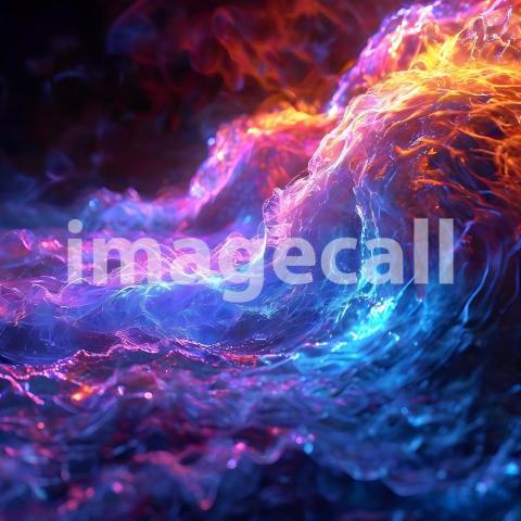 Abstract and surreal colorful and vivid (2881)