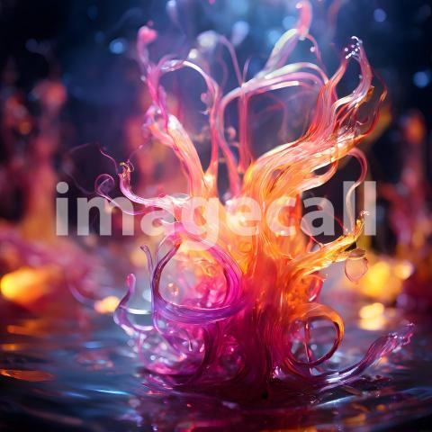 Abstract and surreal colorful and vivid (2884)