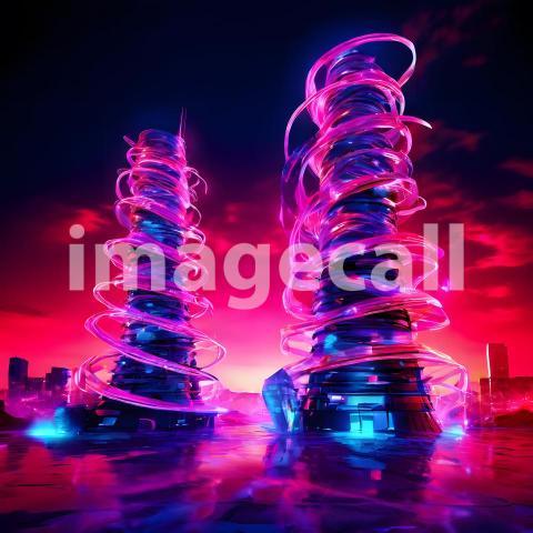 Abstract and surreal colorful and vivid (2893)