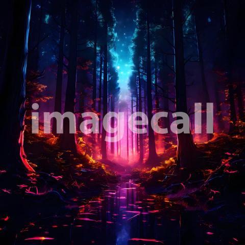 Abstract and surreal colorful and vivid (2897)