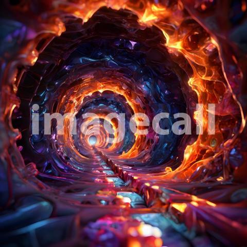 Abstract and surreal colorful and vivid (2898)