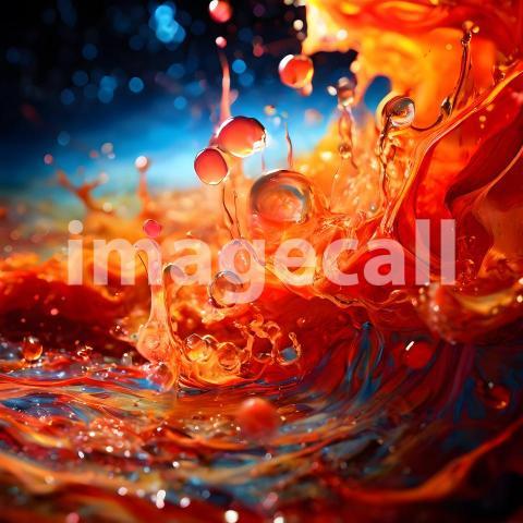 Abstract and surreal colorful and vivid (2900)