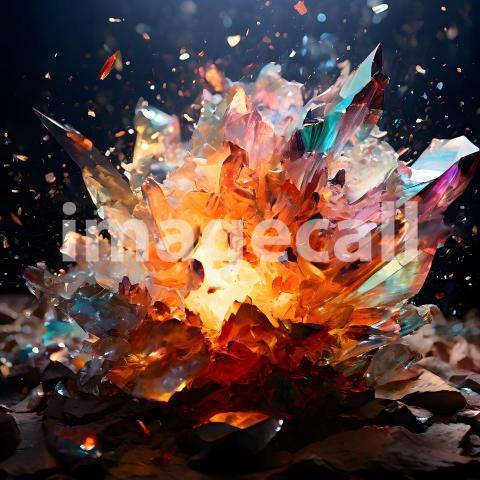 Abstract and surreal colorful and vivid (2937)