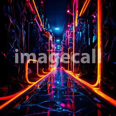 Abstract and surreal colorful and vivid (2939)