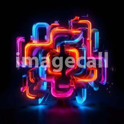 Abstract and surreal colorful and vivid (2952)