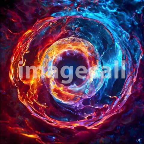 Abstract and surreal colorful and vivid (2953)