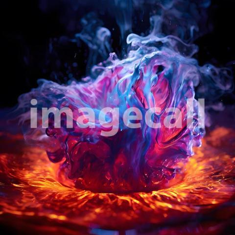 Abstract and surreal colorful and vivid (2962)