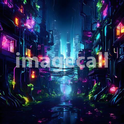 Abstract and surreal colorful and vivid (2966)