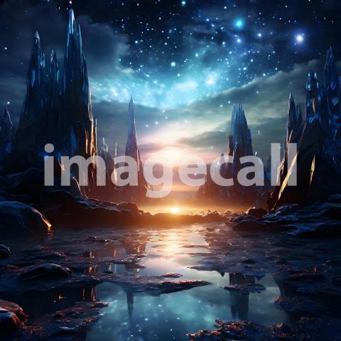 Abstract and surreal colorful and vivid (2977)