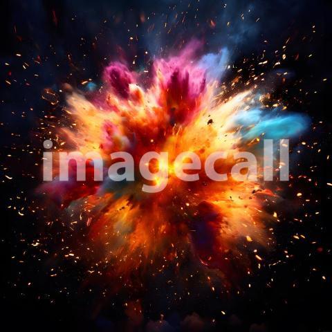 Abstract and surreal colorful and vivid (2990)