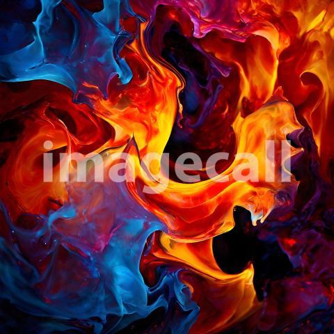 Abstract and surreal colorful and vivid (3005)