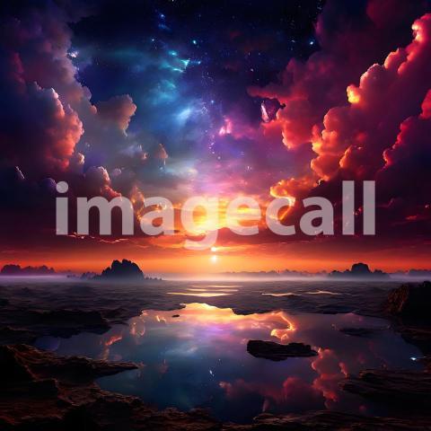 Abstract and surreal colorful and vivid (3017)