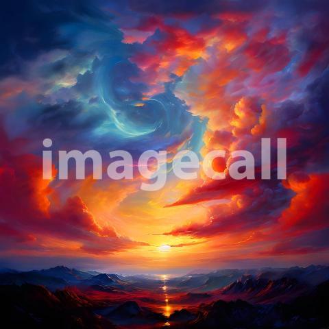 Abstract and surreal colorful and vivid (3020)