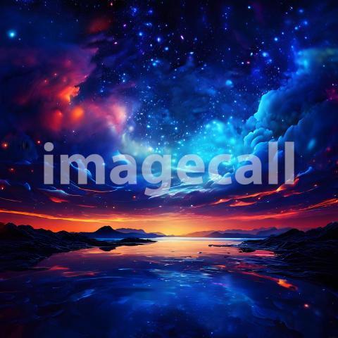 Abstract and surreal colorful and vivid (3050)