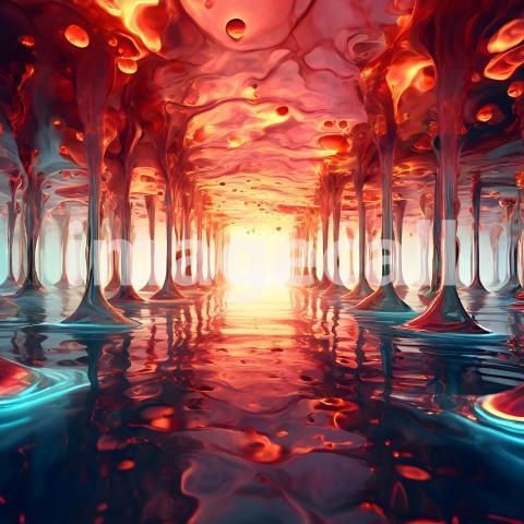 Abstract and surreal colorful and vivid (3063)