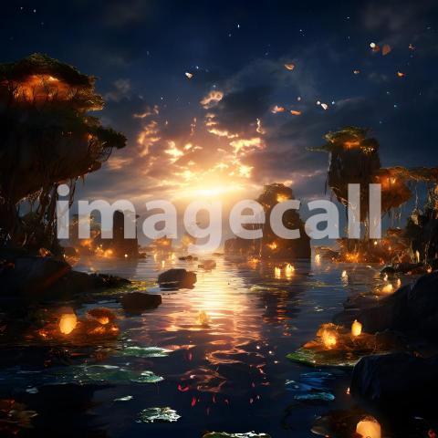 Abstract and surreal colorful and vivid (3086)