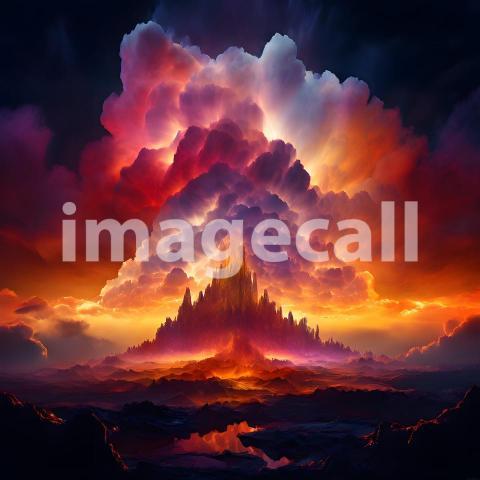 Abstract and surreal colorful and vivid (3104)