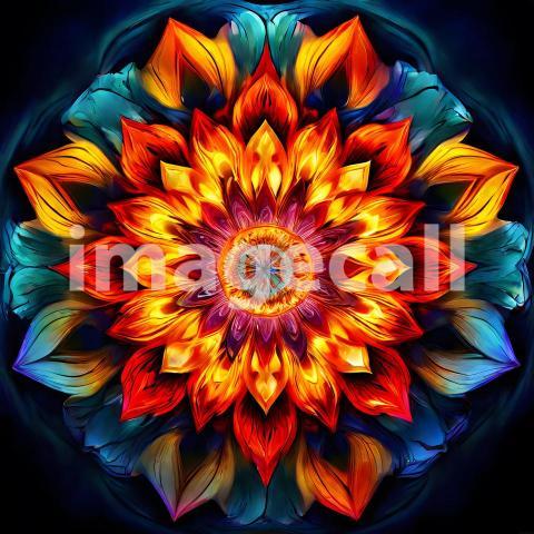 Abstract and surreal colorful and vivid (3107)