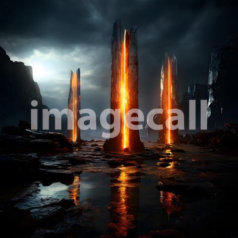 Abstract and surreal colorful and vivid (3115)