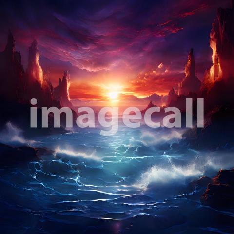 Abstract and surreal colorful and vivid (3140)