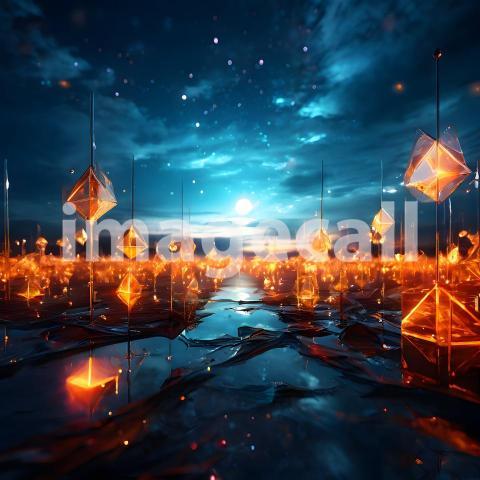 Abstract and surreal colorful and vivid (3153)