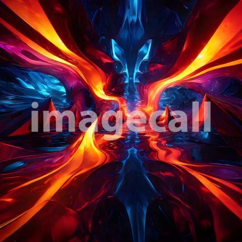 Abstract and surreal colorful and vivid (3151)