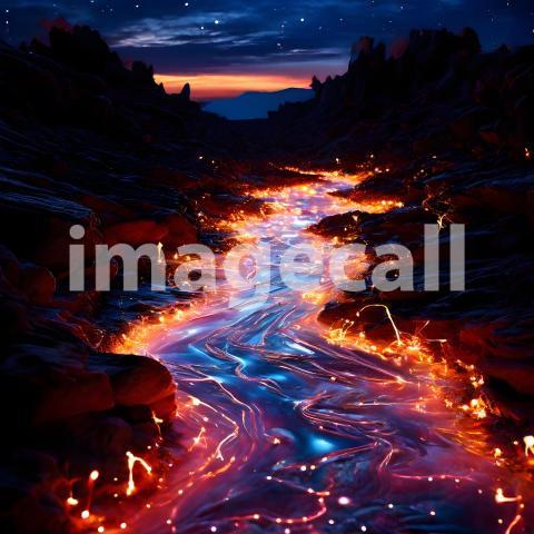 Abstract and surreal colorful and vivid (3175)