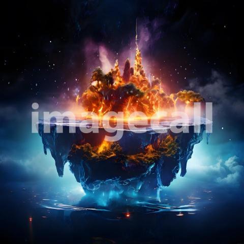 Abstract and surreal colorful and vivid (3191)