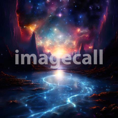 Abstract and surreal colorful and vivid (3203)