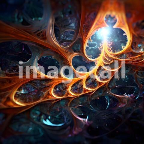 Abstract and surreal colorful and vivid (3214)