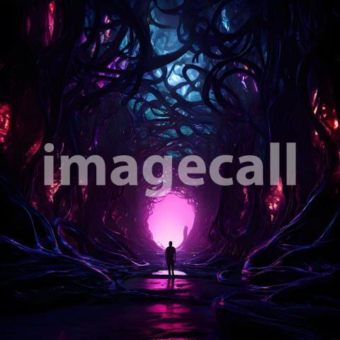 Abstract and surreal colorful and vivid (3225)