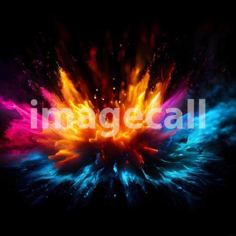 Abstract and surreal colorful and vivid (3250)