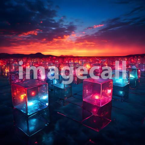 Abstract and surreal colorful and vivid (3252)