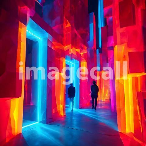 Abstract and surreal colorful and vivid (3254)