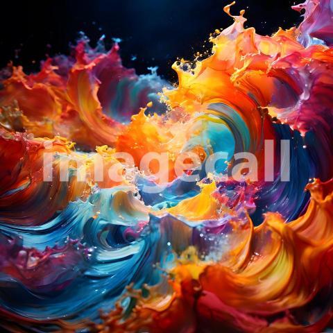 Abstract and surreal colorful and vivid (3269)