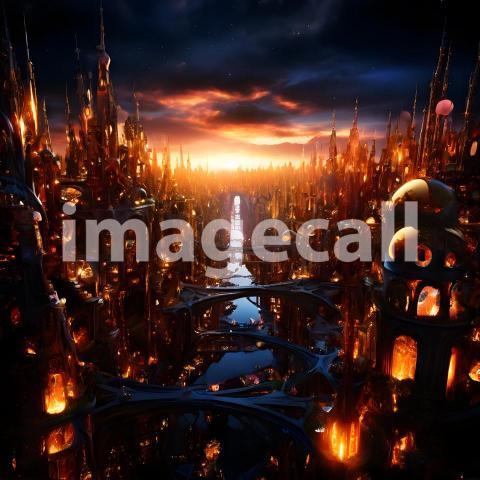 Abstract and surreal colorful and vivid (3272)