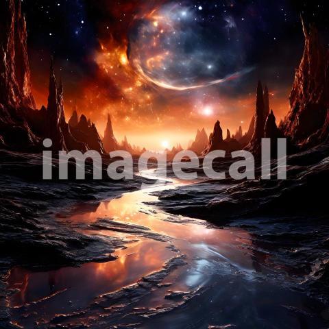 Abstract and surreal colorful and vivid (3276)