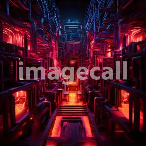 Abstract and surreal colorful and vivid (3284)