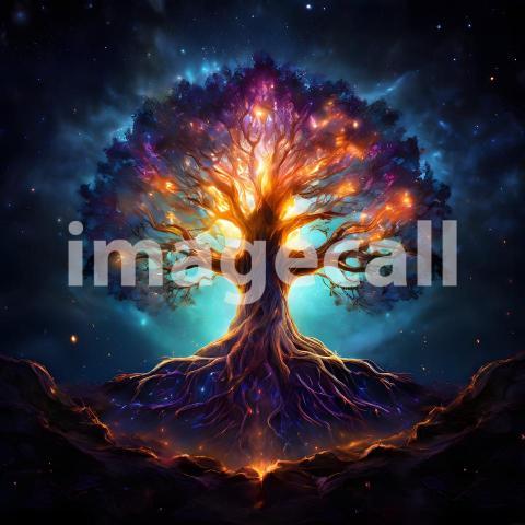 Abstract and surreal colorful and vivid (3285)