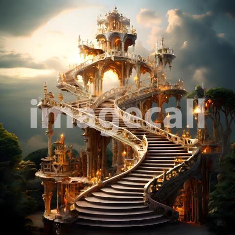 Abstract and surreal colorful and vivid (3287)