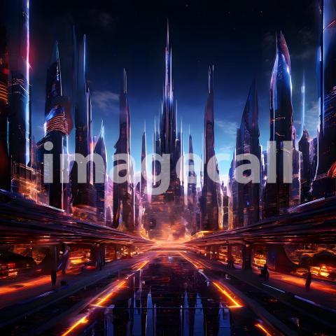 Abstract and surreal colorful and vivid (3292)