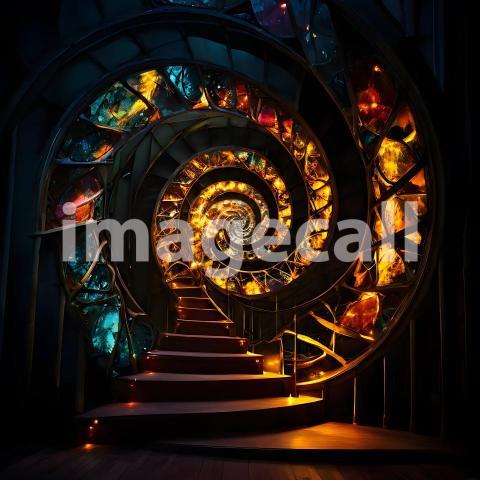 Abstract and surreal colorful and vivid (3300)