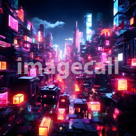 Abstract and surreal colorful and vivid (3305)