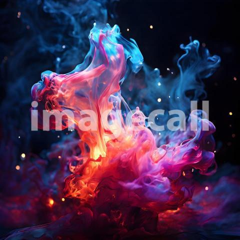 Abstract and surreal colorful and vivid (3310)