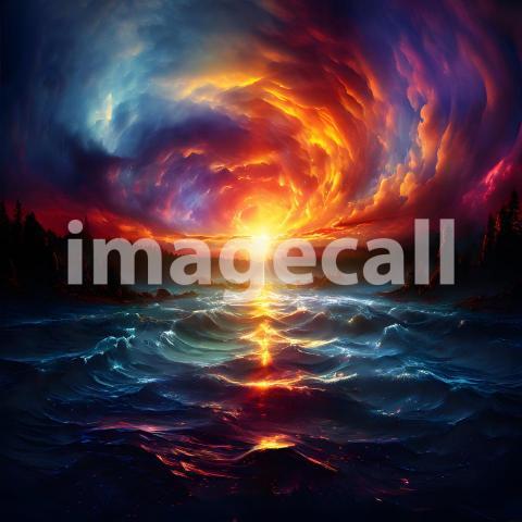 Abstract and surreal colorful and vivid (3324)