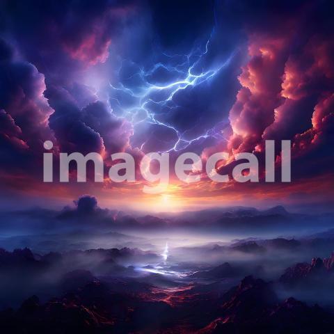 Abstract and surreal colorful and vivid (3334)