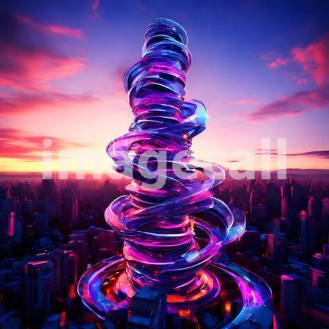 Abstract and surreal colorful and vivid (3350)